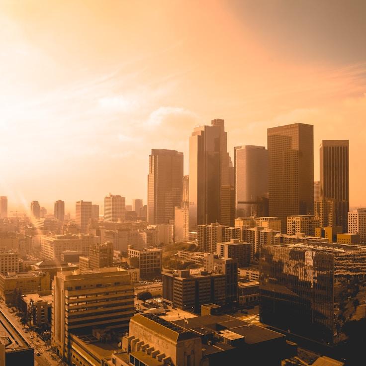 Families relaxing in a mall food court area